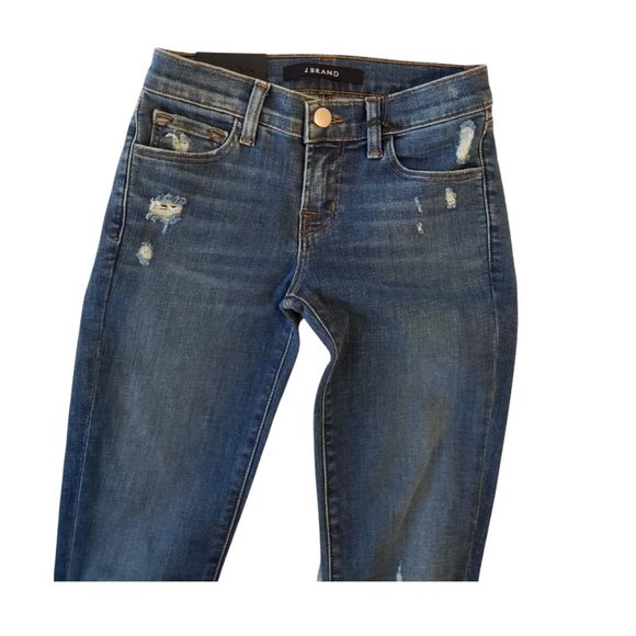 NEW J Brand Affinity Destruct Crop Jeans 23 24 26 - Picture 8 of 15